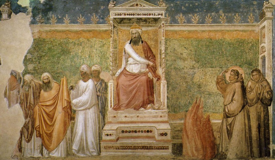 Franciscus en de sultan (Giotto)